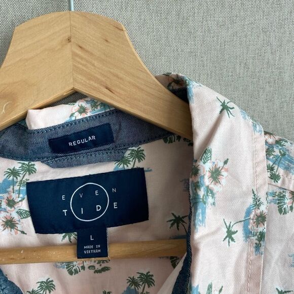 Even tide palm tree Hawaiian shirt - Picture 3 of 5